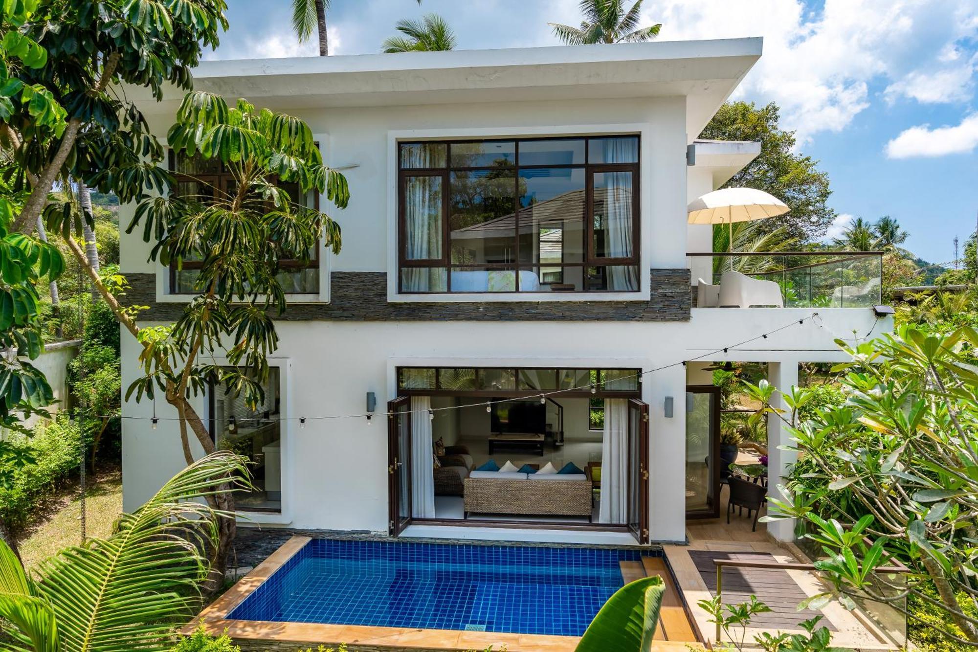 Lotus Samui Luxury Beach Villas 湄南海滩 外观 照片